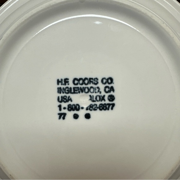 H.F. Coors Restaurant Ware Small plate and bowl set - Picture 3 of 6